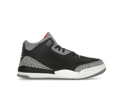 Pre-owned Jordan 3 Retro Cement (2024) Sneakers In Black/fire Red/cement Grey In Multi