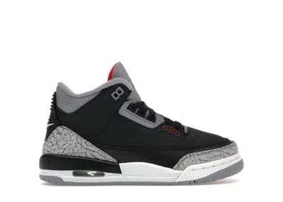 Pre-owned Jordan 3 Retro Cement (2024) Sneakers In Black/fire Red/cement Grey