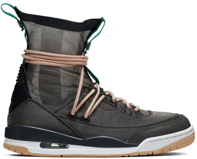 Pre-owned Jordan 3 Retro Explorer Lite Xx (women's) Sneakers In Anthracite/mystic Green/bio Beige