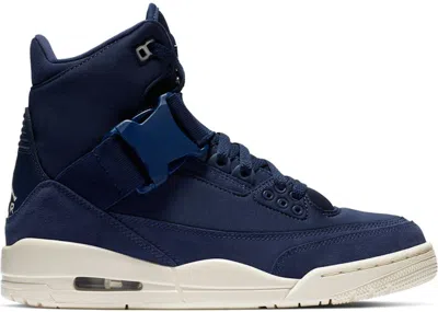 Pre-owned Jordan 3 Retro Explorer Xx (women's) Sneakers In Midnight Navy Blue/light Cream