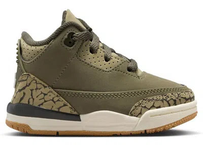 Pre-owned Jordan 3 Retro Family Affair Sneakers In Medium Olive/sequoia/neutral Olive In Green