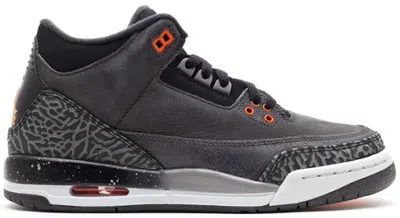 Pre-owned Jordan 3 Retro Fear Pack (2013) Sneakers In Night Stadium/total Orange/black In Multi