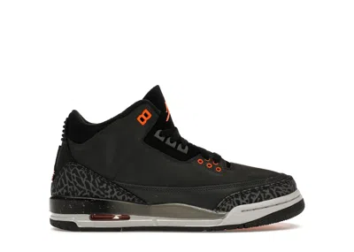 Pre-owned Jordan 3 Retro Fear Pack (2023) Sneakers In Night Stadium/total Orange/black In Multi