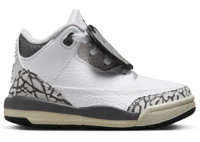 Pre-owned Jordan 3 Retro Hide N' Sneak Sneakers In White/black/iron In Multi