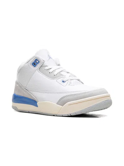 Jordan Babies'  3 Retro "lucky Shorts" Sneakers In White