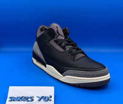 Pre-owned Jordan 3 Retro Og Sp X A Ma Maniére (fz4811-001) Wmn's 12.5-13 (men's 11-11.5) In Black/black/flat Pewter/violet Ore