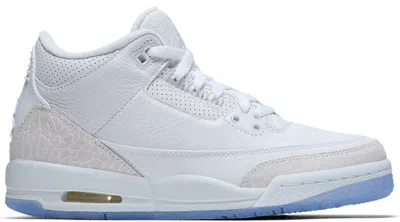 Pre-owned Jordan 3 Retro Pure (2018) Sneakers In White