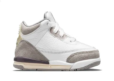 Pre-owned Jordan 3 Retro Sp A Ma Maniére Sneakers In White/medium Grey/violet Ore