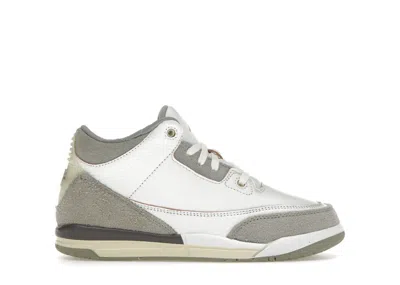 Pre-owned Jordan 3 Retro Sp A Ma Maniére Sneakers In White/medium Grey/violet Ore In Multi