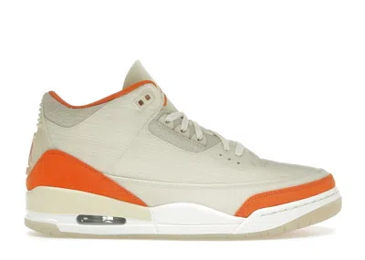 Pre-owned Jordan 3 Retro Tex (women's) Sneakers In Fossil/starfish/sail