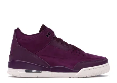 Pre-owned Jordan 3 Retro (women's) Sneakers In Bordeaux/phantom