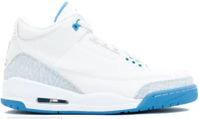 Pre-owned Jordan 3 Retro (women's) Sneakers In White/harbor Blue/boarder Blue In Multi