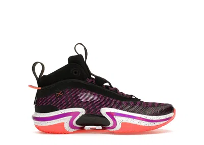 Pre-owned Jordan 36 First Light Sneakers In Black/hyper Violet/white