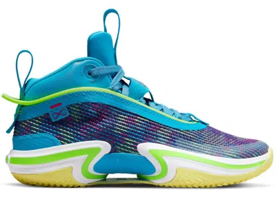 Pre-owned Jordan 36 Low Luka Doncic Pe Sneakers In Laser Blue/pink Prime/black In Multi