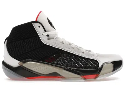 Pre-owned Jordan 38 Fundamentals (clear Sole) Sneakers In White/black/siren Red