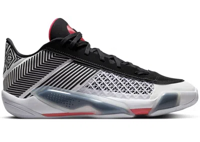 Pre-owned Jordan 38 Low Pf Fundamental 2.0 ( Sole) Sneakers In White/black/siren Red