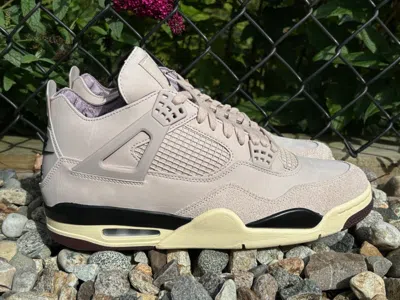 Pre-owned Jordan 4 A Ma Maniere Wyws | Size 12 M (13.5 W) | Pewter In Pink
