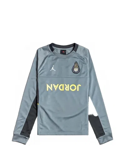 Jordan 4 Legacy Long-sleeve T-shirt In Gray