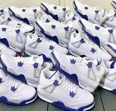 Pre-owned Jordan 4 Midnight Navy All Size 8, 8.5, 9, 9.5, 10, 10.5, 11, 11.5, 12, 12.5, 13 In Multicolor