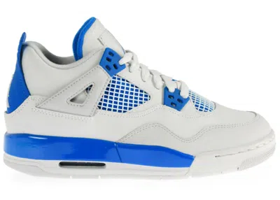 Pre-owned Jordan 4 Retro (2012) Sneakers In White/military Blue/ntrl Grey In Multi