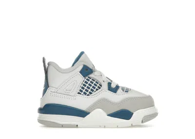 Pre-owned Jordan 4 Retro (2024) Sneakers In Off/white/military Blue In Multi
