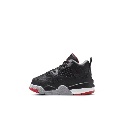 Jordan 4 Retro Baby/toddler Shoes In Black