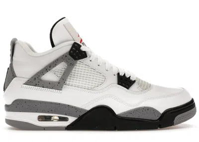 Pre-owned Jordan 4 Retro Cement (2012) Sneakers In White/black/tech Grey In Multi