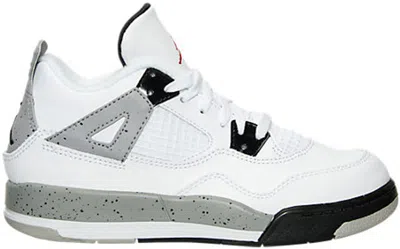 Pre-owned Jordan 4 Retro Cement (2016) Sneakers In White/fire Red/tech Grey In Multi