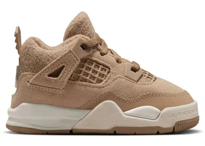 Pre-owned Jordan 4 Retro Cozy Girl Sneakers In Hemp/light Orewood Brown