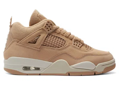 Pre-owned Jordan 4 Retro Cozy Girl (women's) Sneakers In Hemp/light Orewood Brown