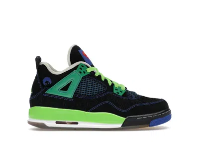 Pre-owned Jordan 4 Retro Doernbecher Sneakers In Black/old Royal/electric Green