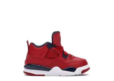 Pre-owned Jordan 4 Retro Fiba (2019) Sneakers In Gym Red/obsidian/white