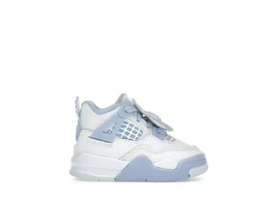 Pre-owned Jordan 4 Retro Forget Me Not Sneakers In White/aluminum/blue Tint