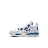 Jordan Air  4 Retro Mid Top Sneaker In White
