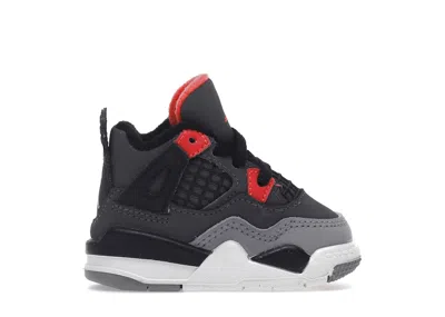 Pre-owned Jordan 4 Retro Infrared Sneakers In Dark Grey/infrared 23/black