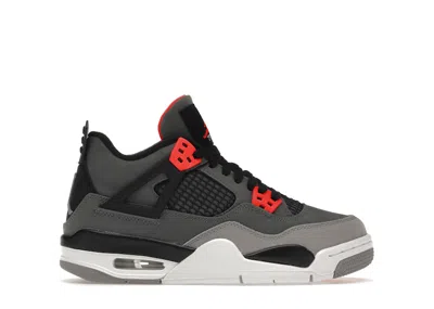 Pre-owned Jordan 4 Retro Infrared Sneakers In Dark Grey/infrared 23/black