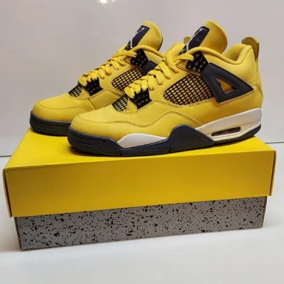 Pre-owned Jordan 4 Retro Lightning Us Men's Size 10 Ct8527-700 Deadstock Air  4s In Yellow