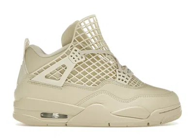 Pre-owned Jordan 4 Retro Net (women's) Sneakers In Rattan/metallic Gold