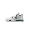 Jordan 4 Retro "oxidized Green" Little Kids' Shoes In White