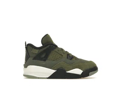 Pre-owned Jordan 4 Retro Se Craft Sneakers In Medium Olive/pale Vanilla/khaki
