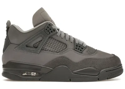 Pre-owned Jordan 4 Retro Se Paris Olympics Wet Cement Sneakers In Smoke Grey/iron Grey/cement Grey In Gray