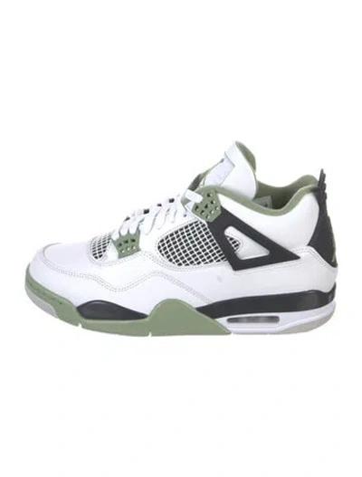 Pre-owned Jordan 4 Retro Seafoam Athletic Sneakers W/ Tags In White