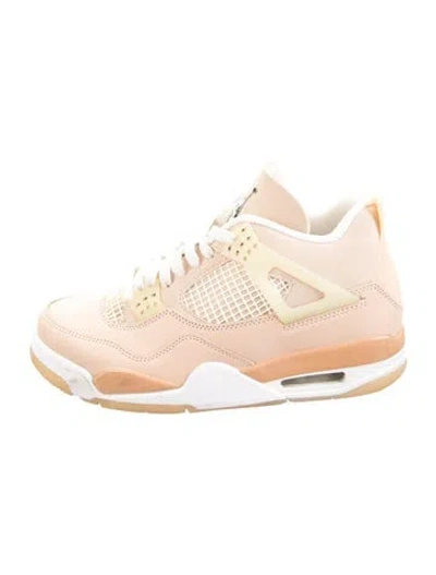 Pre-owned Jordan 4 Retro Shimmer Wedge Sneakers In Neutral