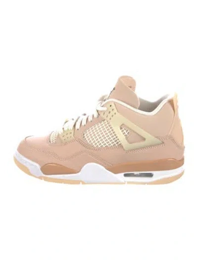Pre-owned Jordan 4 Retro Shimmer (women's Athletic Sneakers In Neutral