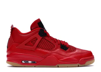 Pre-owned Jordan 4 Retro Singles Day (2018) (women's) Sneakers In Fire Red/summit White/black