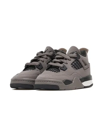 Jordan Babies'  4 Retro Sneakers In Gray
