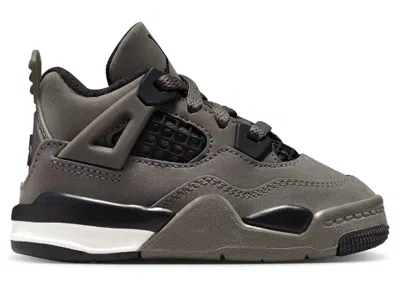 Pre-owned Jordan 4 Retro Sneakers In Cave Stone/black/moon Particle