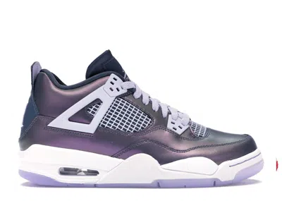 Pre-owned Jordan 4 Retro Sneakers In Monsoon Blue/armory Blue/melon Tint