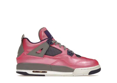 Pre-owned Jordan 4 Retro Sneakers In Pink Foil/white/cement Grey