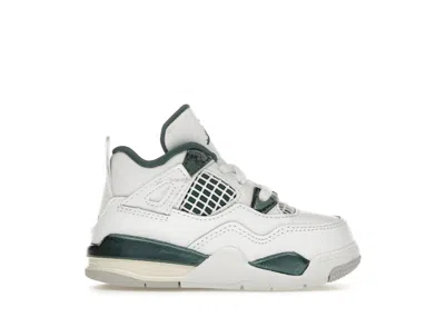 Pre-owned Jordan 4 Retro Sneakers In White/oxidized Green